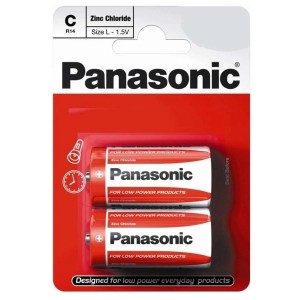Bateria Zn-C R14 (C) PANASONIC 1,5V blister zawiera 2 szt.