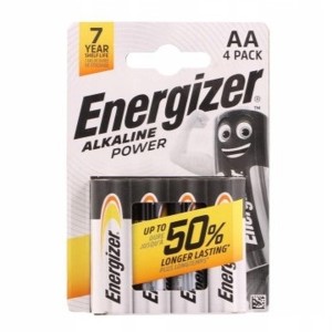 Bateria alkaliczna LR6 (AA) ENERGIZER Alkaline Power 1,5V blister zawiera 4 szt.