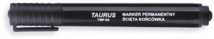 Marker permanentny TAURUS TMP-02 końcówka ścięta 1-3mm kol. czarny