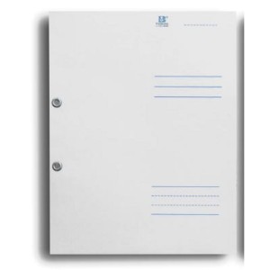 Skoroszyt oczkowy A4 BARBARA papierowy kol. biały 820110