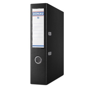 Segregator z mechanizmem ekonomiczny A4 75mm DONAU MASTER PP kol. czarny 3970001PL-01