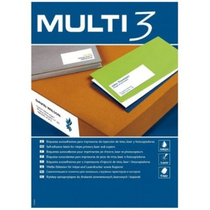 Etykiety uniwersalne papierowe MULTI-3 70 x 37mm kol. biały 2400 szt. AP4704