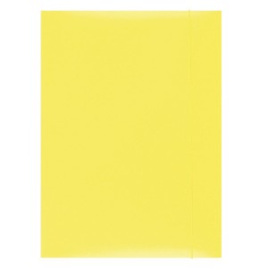 Teczka z gumką A4 OFFICE PRODUCTS karton lakierowany kol. żółty 300g 21191131-06