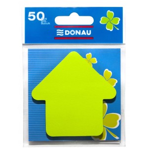 Bloczek samoprzylepny DONAU 50 karteczek kol. zielony strzałka 7560001PL-16