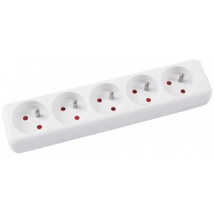 Listwa zasilająca 5m 5 gniazd OFFICE PRODUCTS kol. biały 13115521-14