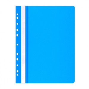 Skoroszyt oczkowy A4 OFFICE PRODUCTS plastikowy kol. niebieski miękki 21104121-01
