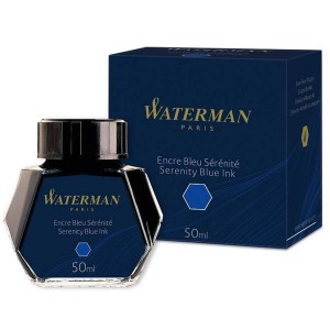 Atrament do piór wiecznych WATERMAN kol. niebieski 50ml S0110720
