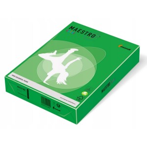 Papier kolorowy A4 80g 500 arkuszy MAESTRO kol. ciemnozielony DG47