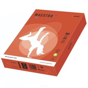 Papier kolorowy A4 80g 500 arkuszy MAESTRO kol. ceglasty ZR09