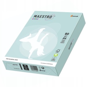Papier kolorowy A4 80g 500 arkuszy MAESTRO kol. jasnoniebieski BL29