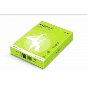 Papier kolorowy A4 80g 500 arkuszy MAESTRO kol. zielony neonowy NEOGN