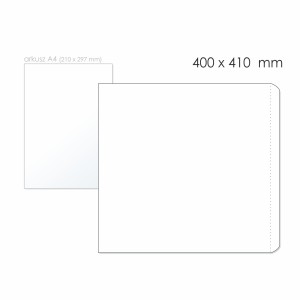 Koperta bezpieczna HK BONG SafeBag kol. przezroczysty folia/LDPE 400 x 410 + 35mm 70mic torba 15kg 1 szt. Sb7605