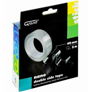 Taśma biurowa klejąca dwustronna GRAND NANO 40mm x 5m grubość 1mm 130-1957