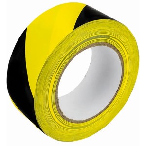 Taśma ostrzegawcza GRAND 48mm x 50m kol. żółto-czarny samoprzylepna wodoodporna 130-1960