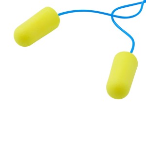 Zatyczki przeciwhałasowe na sznurku 3M E-A-R Soft Yellow Neons ES-01-005 34dB kol. żółty neonowy rolowane 1 para 1067900
