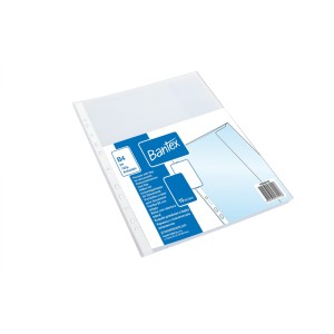 Koszulki na dokumenty groszkowe B4 1 szt. BANTEX 120mic z klapką 100550133