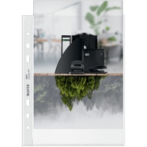 Koszulki na dokumenty groszkowe A5 25 szt. LEITZ 100mic Recycle 40020003