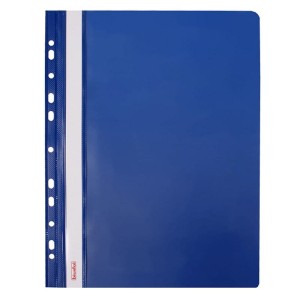 Skoroszyt oczkowy A4 BIURFOL plastikowy kol. granatowy twardy ST-02-09