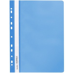Skoroszyt oczkowy A4 BIURFOL plastikowy kol. niebieski miękki SPP-02-03