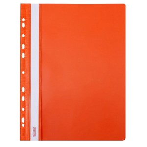 Skoroszyt oczkowy A4 BIURFOL plastikowy kol. pomarańczowy twardy ST-02-07