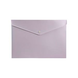 Teczka na zatrzask A4 BIURFOL MORANDI tworzywo sztuczne kol. szaro-różowy TKM-A4-01