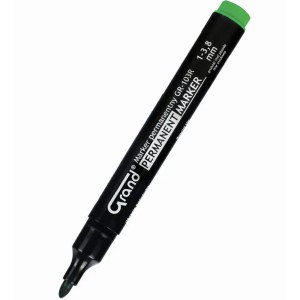 Marker permanentny GRAND GR-103R końcówka okrągła 1-3,8mm kol. zielony 160-1319