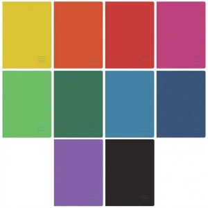 Zeszyt A5 linia 60 kartek HERLITZ COLOR BLOCKING PASTEL okładka miękka mix kolorów 9583287