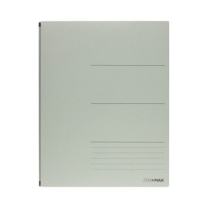 Teczka skoroszytowa regulowana A4 100mm PLUS ZERO-MAX karton kol. szary 205111