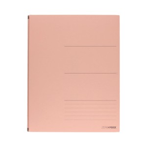 Teczka skoroszytowa regulowana A4 100mm PLUS ZERO-MAX karton kol. różowy 205130