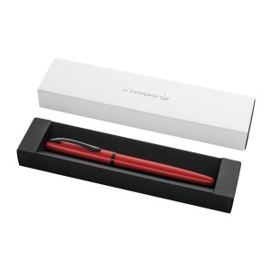 Pióro wieczne PELIKAN JAZZ NOBLE ELEGANCE PEARL RED kol. czerwony M w etui 400198405 + GRAWER