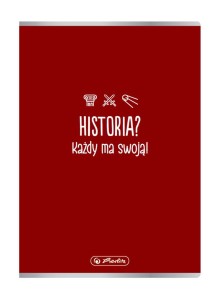 Zeszyt A5 kratka 60 kartek HERLITZ Historia okładka miękka 9577362
