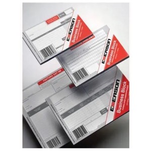 Druk - Rozliczenie zaliczki offset A6 EMERSON pionowy dwustronny [RO-1]