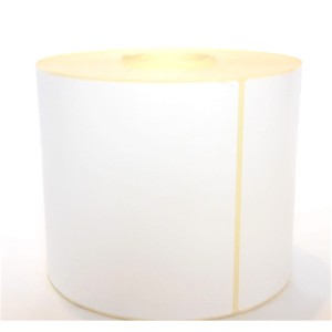 Etykiety uniwersalne  80 x 120mm kol. biały 500 szt. jednorzędowa