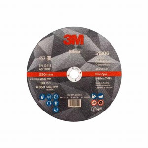 Tarcza do cięcia 3M SILVER T41 230mm x 3mm x 22,23mm [51806]