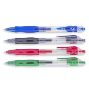 Długopis żelowy automatyczny TAURUS R5 kol. czarny kol. obudowy czarny 0,7mm [AGP12371]