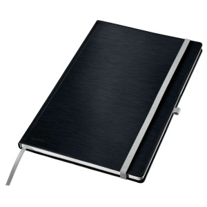 Notatnik A4 kratka 80 kartek LEITZ STYLE twarda kol. czarny [44761094]