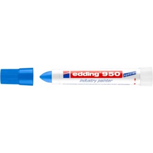 Marker przemysłowy w paście EDDING E-950 końcówka okrągła 10mm kol. niebieski [4-950003]