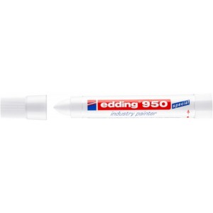 Marker przemysłowy w paście EDDING E-950 końcówka okrągła 10mm kol. biały [4-950049]