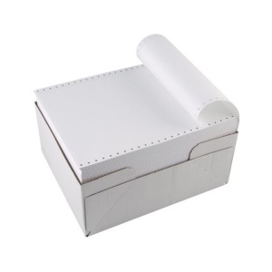 Papier składanka 12" x 250 x 1 SAMIN DRUK 2000 składek biały 60g [S-31/60-A]