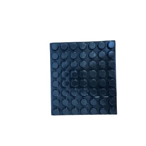 Bumpon odbojnik 3M SJ5012 szer. 12,7mm wys. 3,5mm 56 szt. kol. czarny (1 blister) [7000001884]