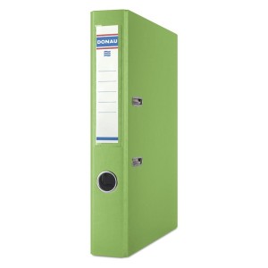 Segregator z mechanizmem ekonomiczny A4 50mm DONAU MASTER PP kol. jasnozielony [3950001PL-41]