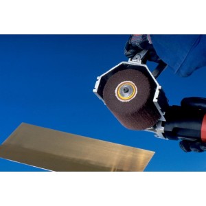 Ściernica walcowa 3M SCOTCH-BRITE Cut & Polish CP-FB mocowanie wałek 100mm x 100mm x 19mm A MED kol. kasztanowy [546341]