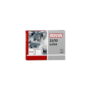 Zszywki 23/10 uniwersalne NOVUS 60 kartek kol. srebrny 1000 szt. [042-0531NO]