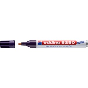 Marker UV do znakowania EDDING SECURITAS E-8280 końcówka okrągła 1,5-3mm kol. przezroczysty widoczny w świetle UV [4-8280100]