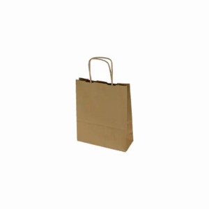 Torebka prezentowa papierowa z rączką 240 x 100 x 320mm ECOBAG kol. brązowy 90g [10432030000]