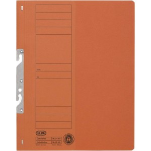 Skoroszyt hakowy A4 1/2 okładki ELBA 22451 papierowy kol. pomarańczowy [100551895]