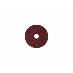 Dysk ścierny 3M SCOTCH-BRITE SC-DC rzep/nakrętka 125mm x 22mm włóknina AMED kol. czerwony