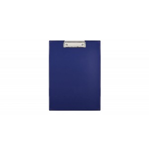 Deska A4 niezamykana z klipsem na krótkim boku BIURFOL PVC kol. granatowy [KH-01-02]