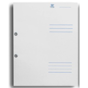 Skoroszyt oczkowy A4 BARBARA papierowy kol. biały 280g 820115BN