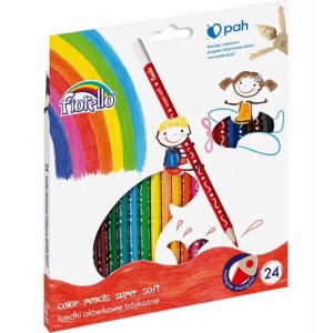 Kredki ołówkowe GRAND FIORELLO SUPER SOFT kpl. 24 kol. [170-2188]